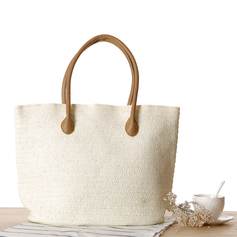 Round Straw Bags Women Summer Rattan Bag Handmade Woven Beach Cross Body Bag