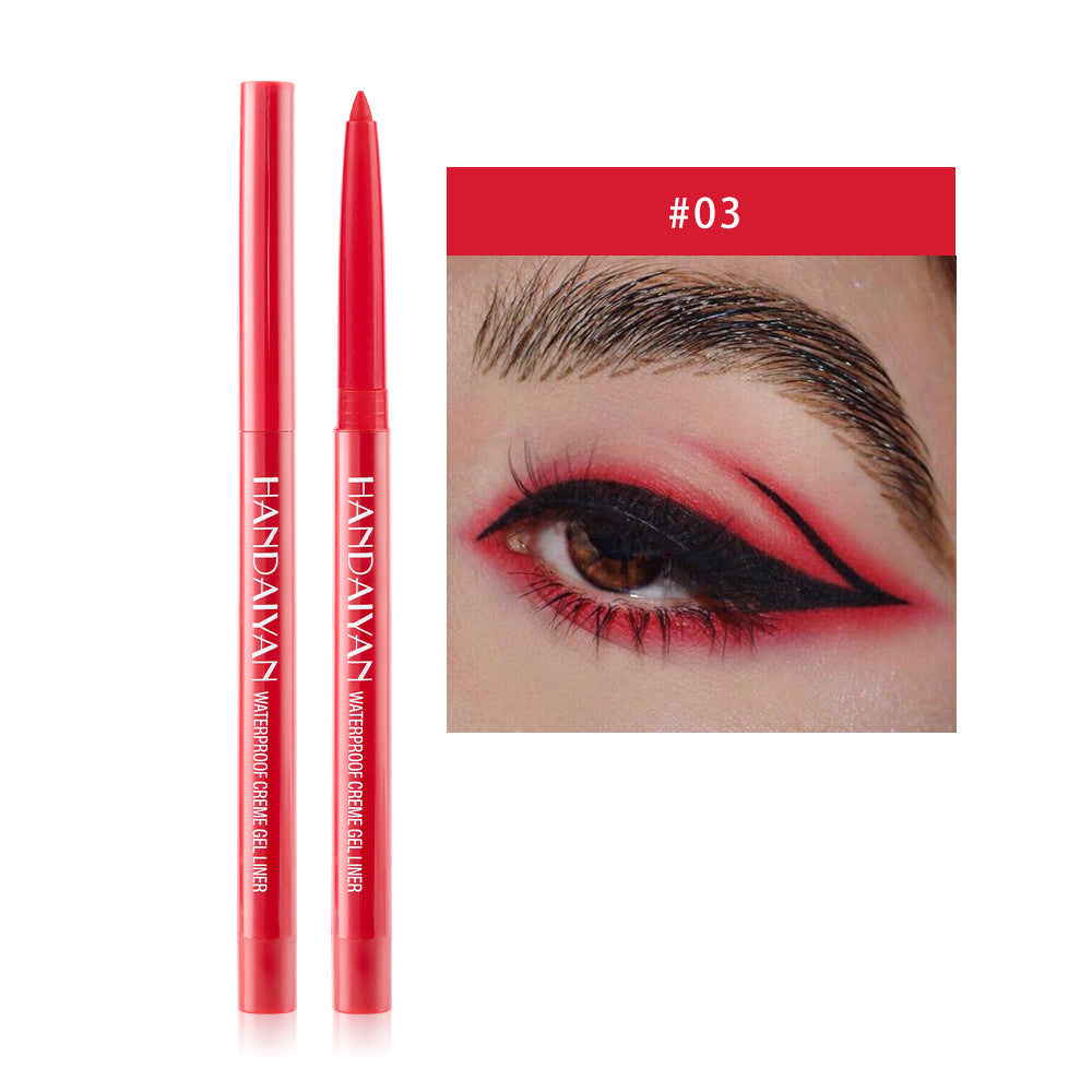 20 Color Cat Eye Makeup Waterproof Neon Colorful Liquid Eyeliner Pen Make Up Comestics Long-lasting Black Eye Liner Pencil