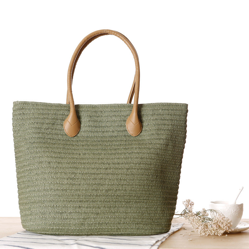 Round Straw Bags Women Summer Rattan Bag Handmade Woven Beach Cross Body Bag